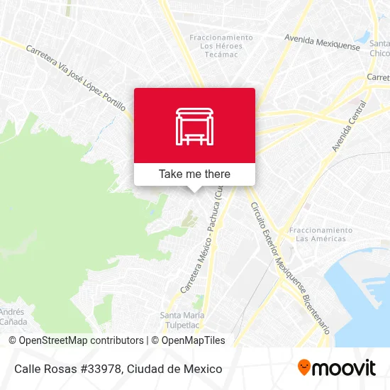 Calle Rosas #33978 parada - Rutas, horarios y tarifas