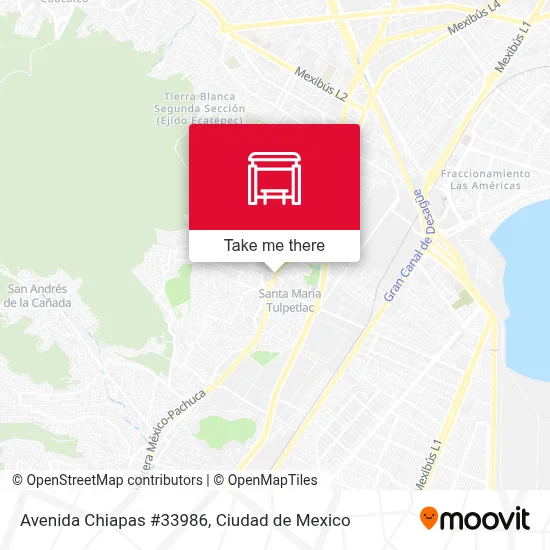 Avenida Chiapas #33986 map
