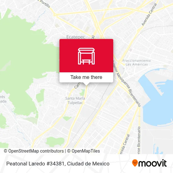 Peatonal Laredo #34381 map