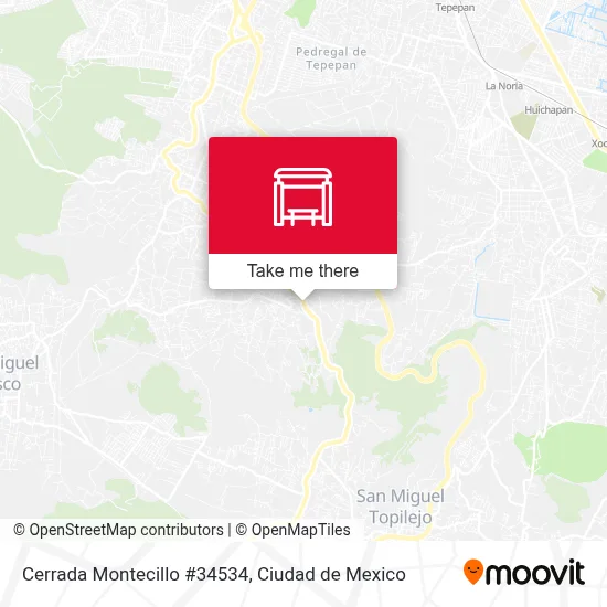 Cerrada Montecillo #34534 map