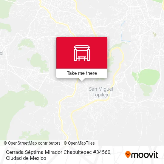 Cerrada Séptima Mirador Chapultepec #34560 map