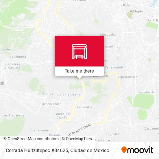 Cerrada Huitziltepec #34625 map