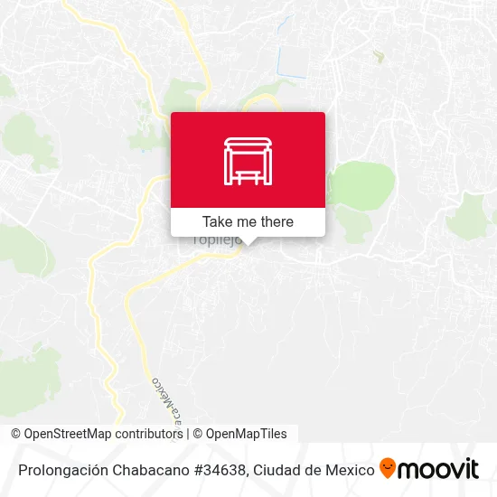 Prolongación Chabacano #34638 map