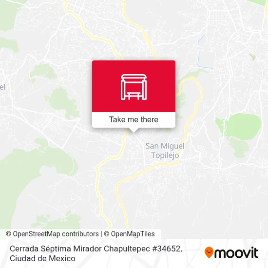 Cerrada Séptima Mirador Chapultepec #34652 map