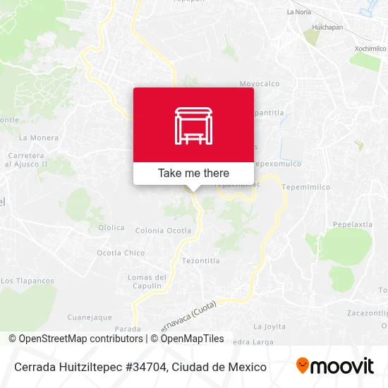 Cerrada Huitziltepec #34704 map