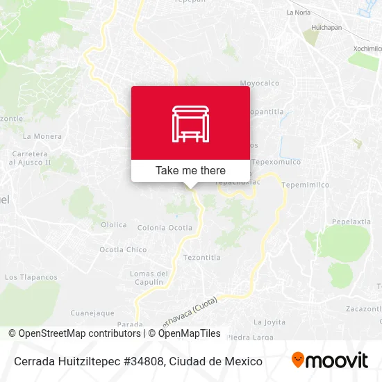 Cerrada Huitziltepec #34808 map