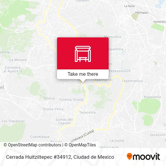 Cerrada Huitziltepec #34912 map