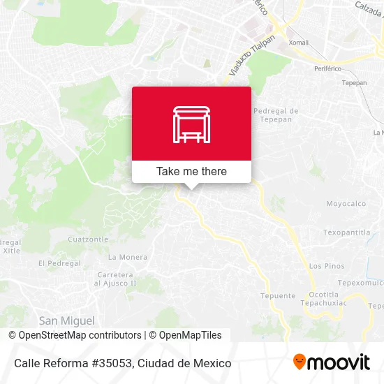 Calle Reforma #35053 parada - Rutas, horarios y tarifas