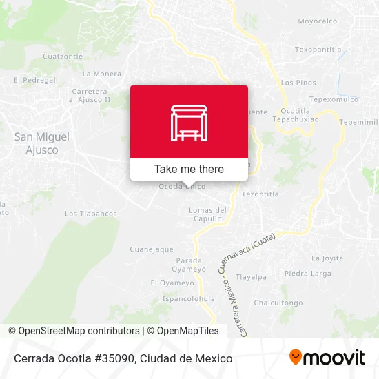 Cerrada Ocotla #35090 map
