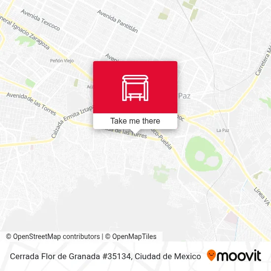 Cerrada Flor de Granada #35134 map