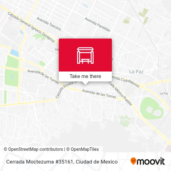 Cerrada Moctezuma #35161 map