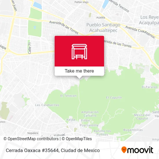 Cerrada Oaxaca #35644 map