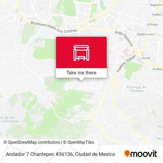 Andador 7 Chantepec #36136 map