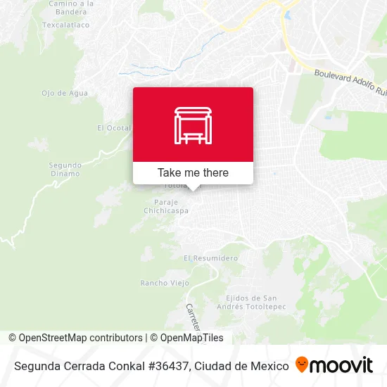 Segunda Cerrada Conkal #36437 map
