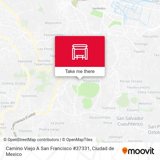 Camino Viejo A San Francisco #37331 stop - Routes, Schedules, and Fares