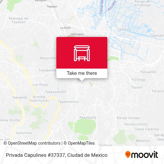 Privada Capulines #37337 map