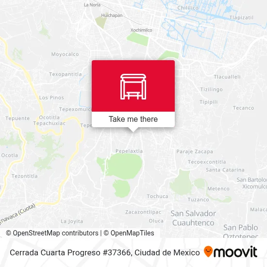 Cerrada Cuarta Progreso #37366 map