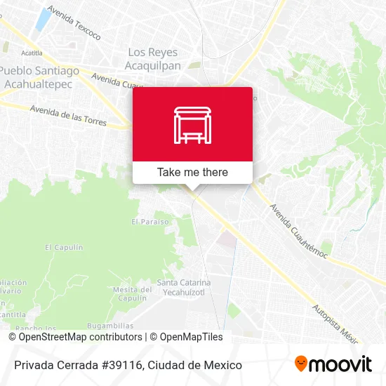 Privada Cerrada #39116 map