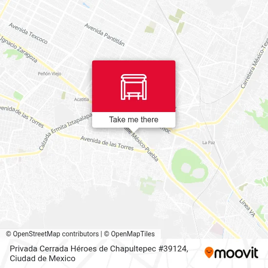 Privada Cerrada Héroes de Chapultepec #39124 map