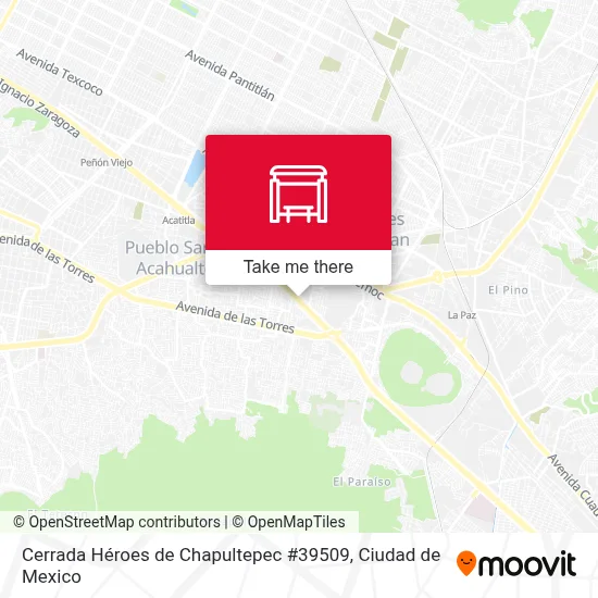 Cerrada Héroes de Chapultepec #39509 map