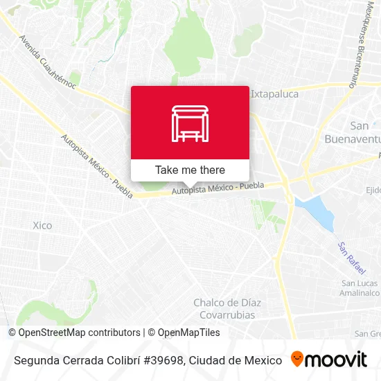 Segunda Cerrada Colibrí #39698 map