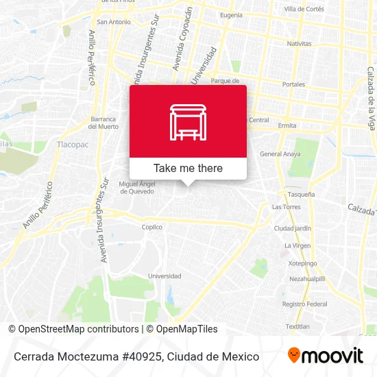 Cerrada Moctezuma #40925 map
