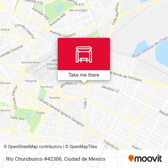 Mapa de Río Churubusco #42306