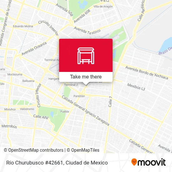 Mapa de Río Churubusco #42661