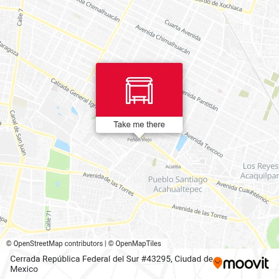Cerrada República Federal del Sur #43295 map