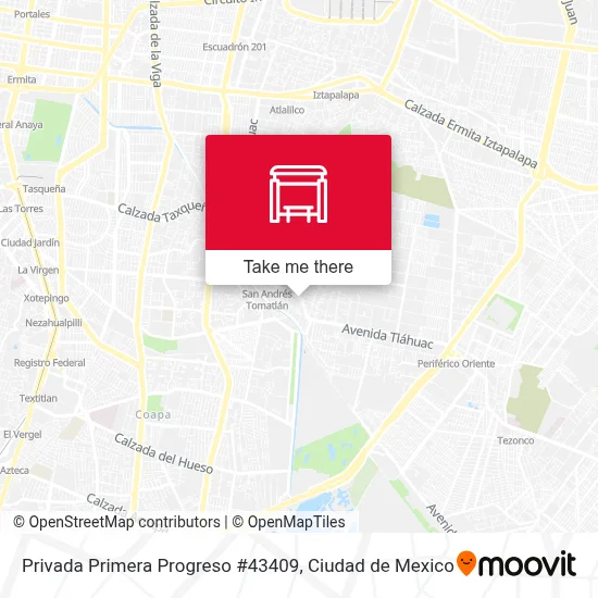 Privada Primera Progreso #43409 map