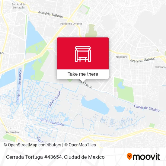 Cerrada Tortuga #43654 map
