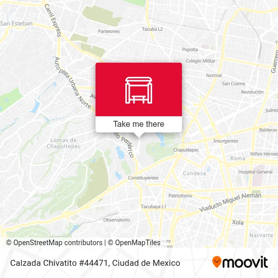 Calzada Chivatito #44471 map