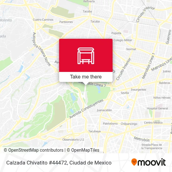 Calzada Chivatito #44472 map