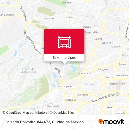 Calzada Chivatito #44473 map