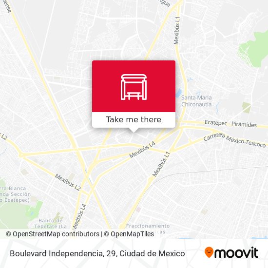 Boulevard Independencia, 29 map