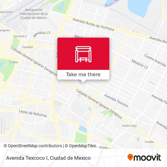 Avenida Texcoco I map