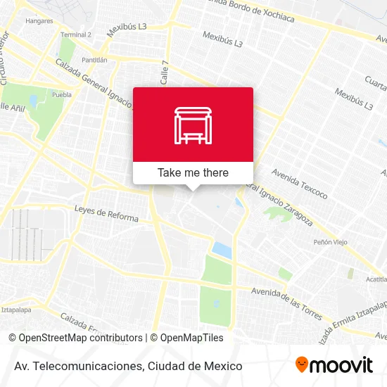 Av. Telecomunicaciones map