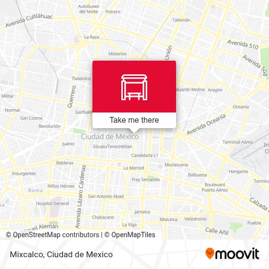 Mixcalco map