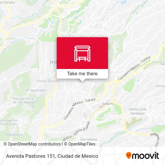 Avenida Pastores 151 map