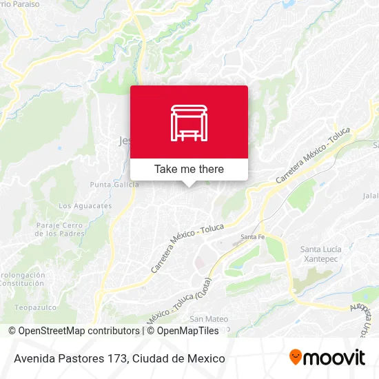 Avenida Pastores 173 map