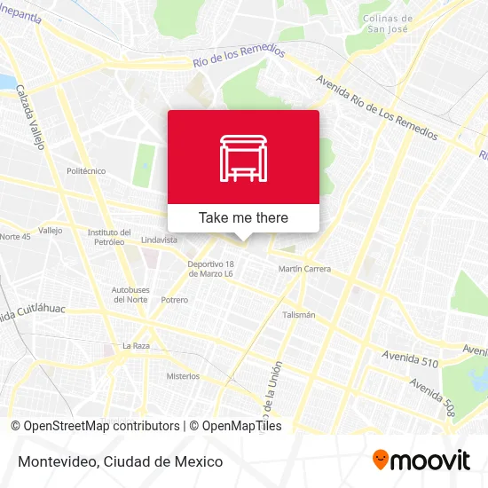Montevideo map