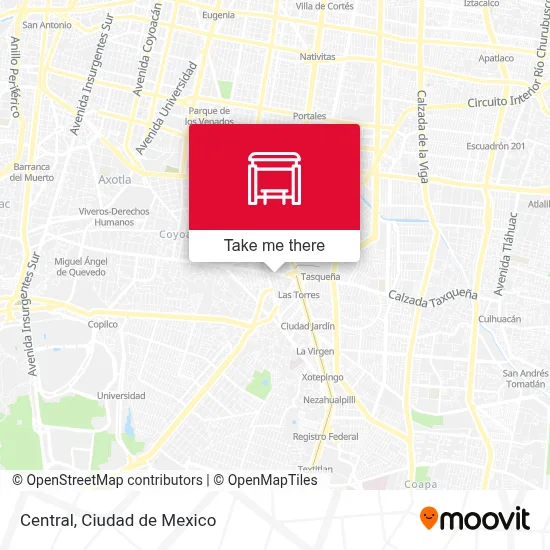 Central map