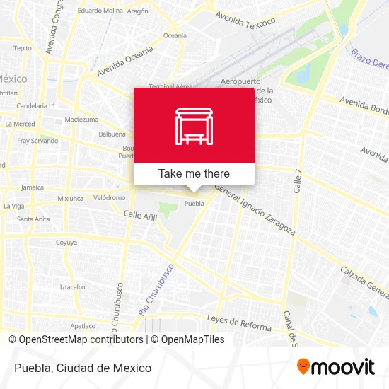 Puebla map