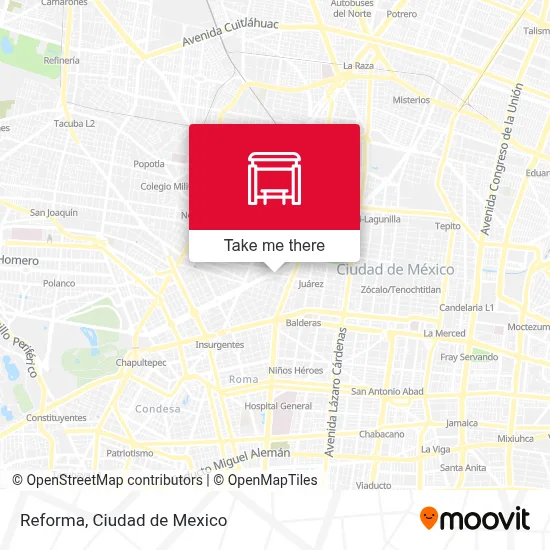 Reforma map