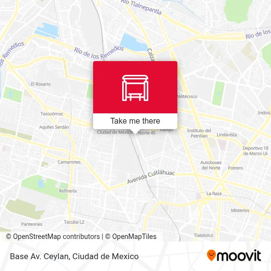 Base Av. Ceylan map