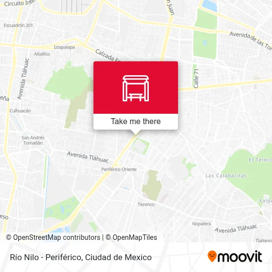 Río Nilo - Periférico map
