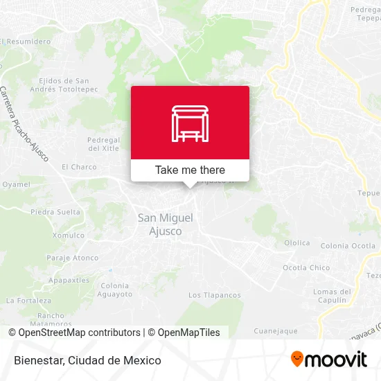 Bienestar map