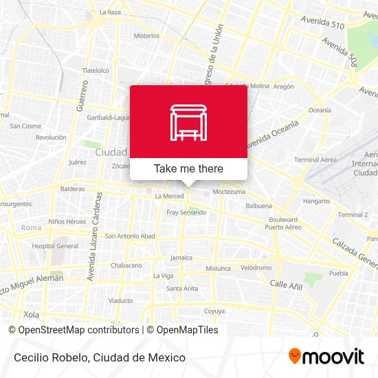 Cecilio Robelo map