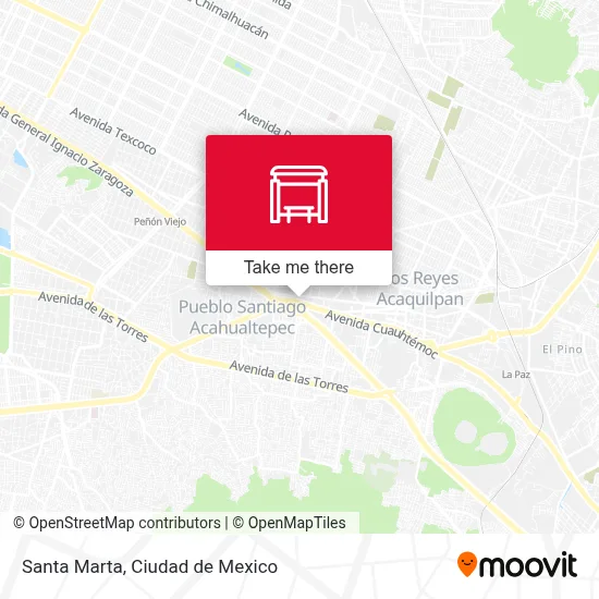 Santa Marta map