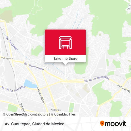 Av. Cuautepec map